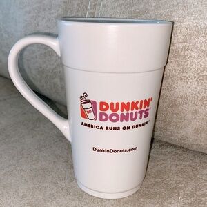16oz Dunkin’ Donuts White Ceramic Mug